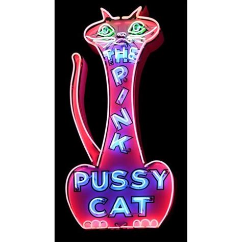 Pink Pussy Cat Neon Sign