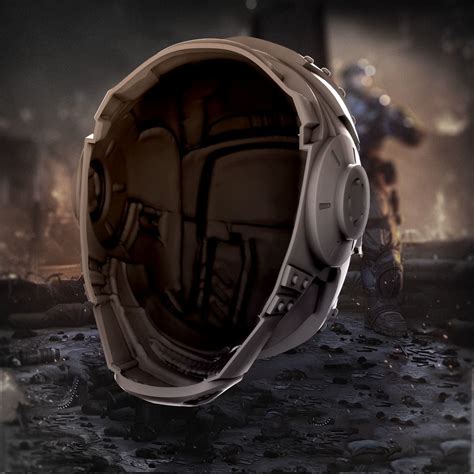 Gears Of War Cog Helmet 3d Model 3d Printable Cgtrader