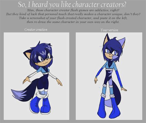 Sonic Character Character Creator Meme By Crow1789 On Deviantart