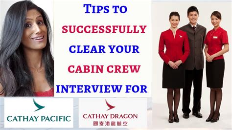 Maybe you would like to learn more about one of these? How to clear cabin crew interview (Cathay Pacific / Cathay ...