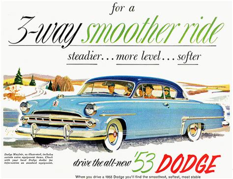 1950s Advertisements Cars