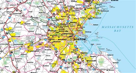 Find Your Way With The New Massachusetts Transportation Map Boston