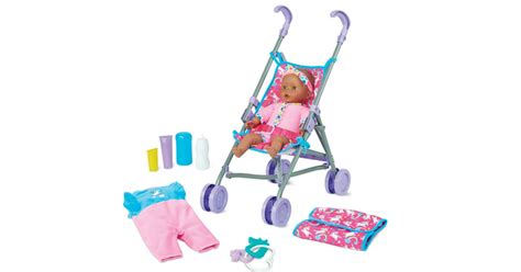 Kid Connection 10 Piece Baby Doll And Stroller Set Just 900 Common