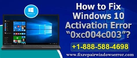 Pin On How To Fix Windows 10 Activation Error 0xc004c003