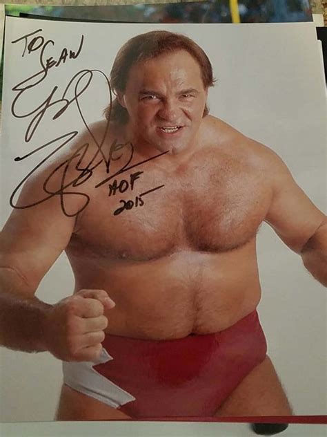 Download American Professional Wrestler Larry Zbyszko Autograph Wallpaper