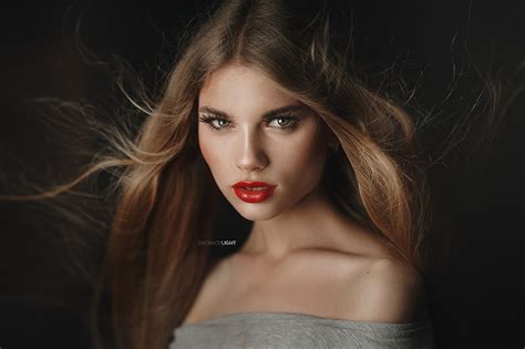 Models Model Face Girl Hair Makeup Portrait Yulia Andronova Hd Wallpaper Peakpx