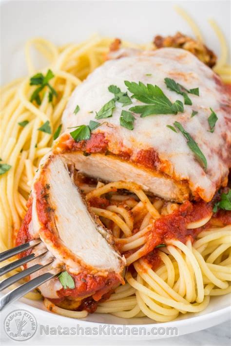 Pour the tomato sauce over the chicken,. This Chicken Parmesan Recipe is so juicy and easy to make ...