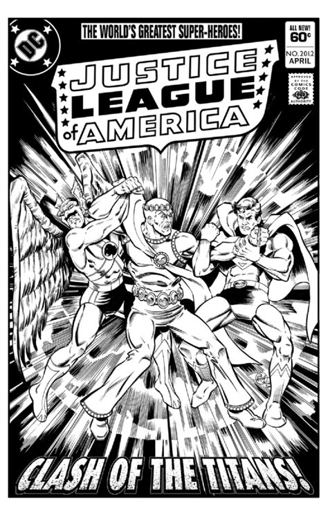 Justice League Of America 2012 Logo Recreation For A Fantasy Cover