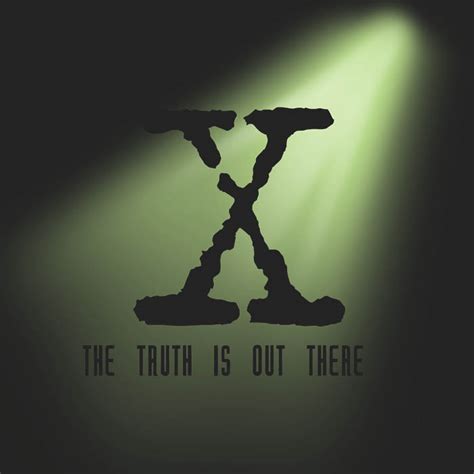 X Files The Truth Is Out There Stretched Graphic T Shirt