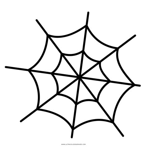 Spider Web Coloring Page Coloring Pages