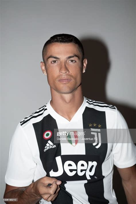 Footballer Cristiano Ronaldo Poses For A Portrait Shoot On July 16