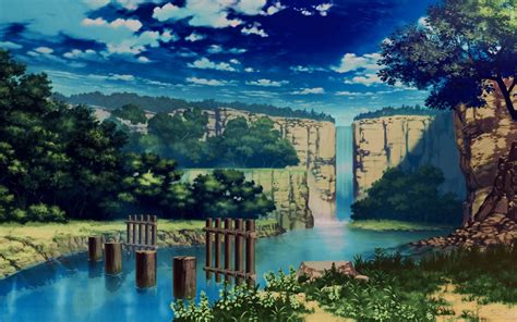 Anime River Wallpapers Wallpaper Cave