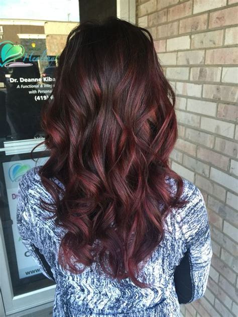 25 Red Balayage Hair Colors For Trends 2017