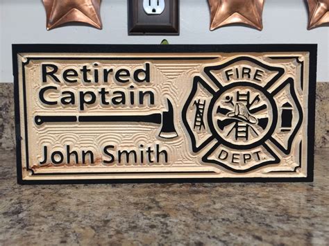 Firefighters Retirement T Custom Personalized Firefighters Logo Man