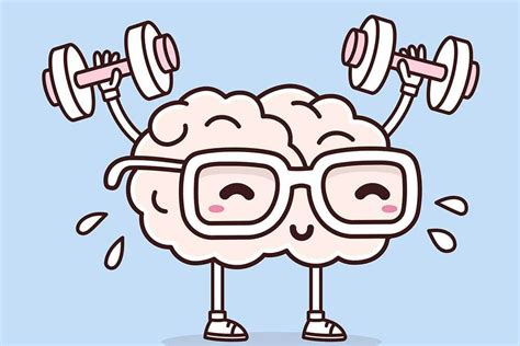 30 Day No Mirror Challenge Cartoon Brain Brain Illustration Doodles
