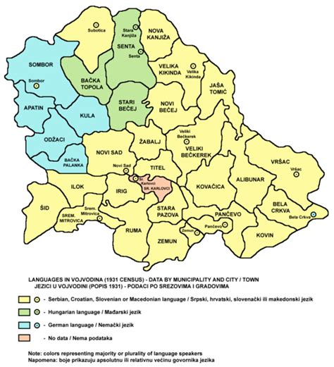 Karta Vojvodine Sa Selima Karta Srbije Interaktivna Satelitska Mapa