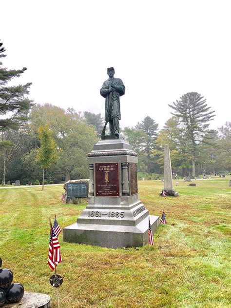 Enfield Massachusetts Gettysburg Monument Quabbin Park Cemetery