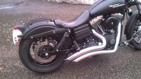 The wife surprised me for father's day. Street Bob 2007 SE204 Cams - YouTube