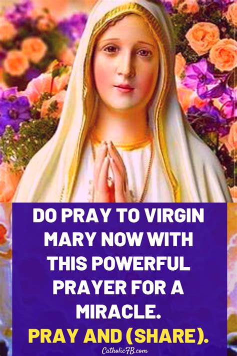 If You Trust The Virgin Mary Then Speak To Her With This Powerful Prayer For A Miracle God