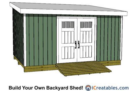 12x16 Lean To Shed Plans With Material List
