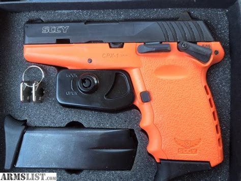 Armslist For Saletrade Sccy Cpx 1 Orange 9mm