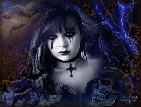 Créations Horizon Gothique Gothic Fantasy Art Fantasy Women Dark