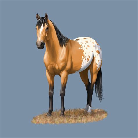 Mojo buckskin quarter horse realistic equestrian horse club hand painted toy figurine. Buckskin Quarter Horse Stallion Dun Appaloosa - Horses ...
