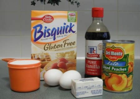 As many of you may have discovered, gluten free bisquick mix is now available from betty crocker at your local grocery store. Gluten Free Peach Cobbler Recipes | ThriftyFun