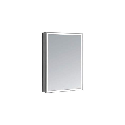 Aquadom Edge Royale 24 In W X 32 In H Rectangular Silver Recessed