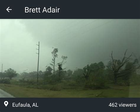 Meteorologist Brett Adair And Live Storm Chasing