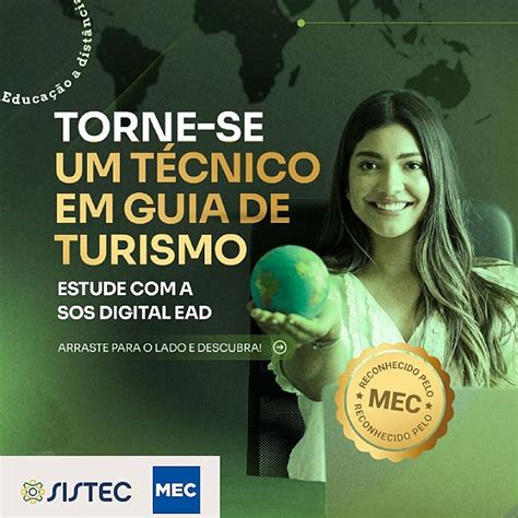 Técnico em Guia de Turismo EAD SOS Digital EAD Tec