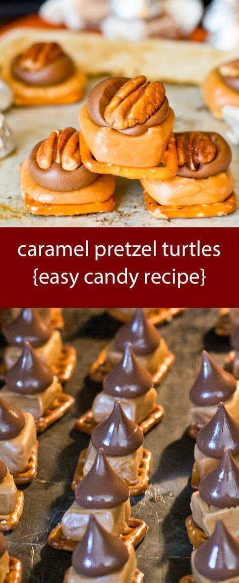 Use half of the chocolate at a time. How To Make Turtles With Kraft Caramel Candy / Vegan ...
