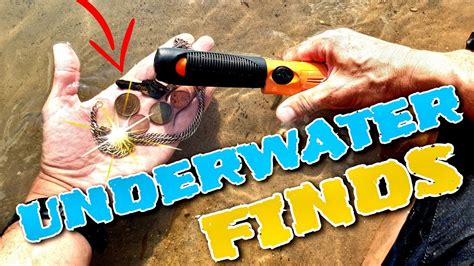 Metal Detector Underwater Finds What Hide From Us Water I Found Some Lost Things Deep