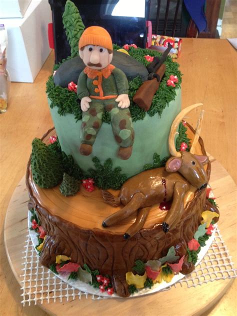 Deer Hunting Cake Hunting Birthday Cakes Dad Birthday Cakes Birthday Party Cake Moose