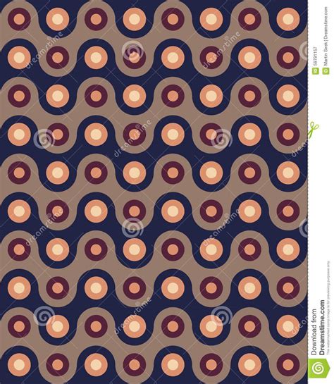 Vector Modern Seamless Colorful Geometry Pattern Overlapping Circles