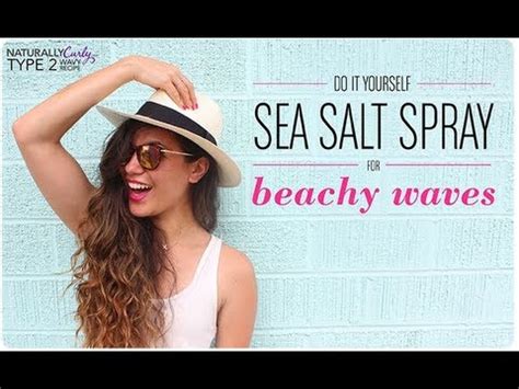 Although salt water absorbs moisture and can dry hair out when used in excess, it is essential in creating a texture spray and has also been shown i typically use this sea salt spray as a finisher on damp hair to tighten my curls. DIY Sea Salt Spray for Wavy Hair | NaturallyCurly.com ...