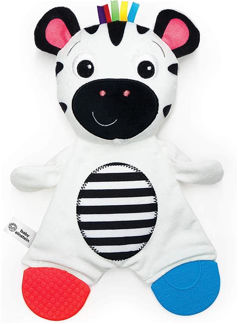 Baby Einstein Zen The Zebra Sensory Plush Teether Bigamart