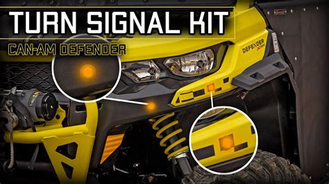 How To Install A Plug And Play Turn Signal Kit On A Can Am Defender