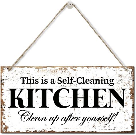This Is A Self Cleaning Kitchen Wall Decor Sign Kitchen
