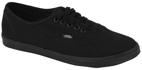 Vans Authentic Lo Pro Womens Shoe Black Black For Sale At