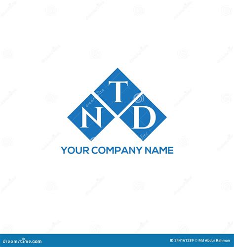 NTD Letter Logo Design on White Background. NTD Creative Initials