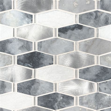 Pattern Tile Backsplash Transitional Kitchen Backsplash With