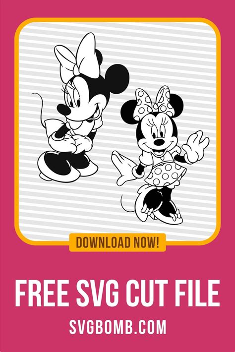 Cricut Disney Svg Files Minnie Mouse Svg Free | Free SVG Cut Files