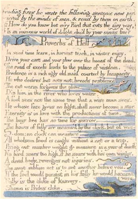 113 proverbs of hell william blake middle school poetry 180