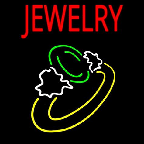Custom Jewelry Ring Logo Neon Sign Usa Custom Neon Signs Shop Neon