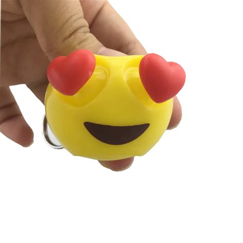 3d Eyes Popper Emoji Vinyl Keychainscustom Squeeze Emoji Popper