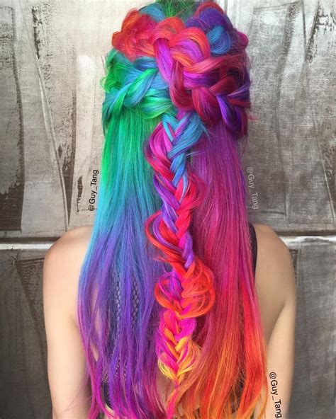 My Girl Hieucow Loves Her Rainbow Hair Using Pravana