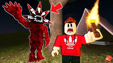 I Met A Monster While Camping In Roblox Youtube