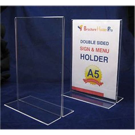 Acrylic T Shape A Desktop Display Stand Sign Holder Acrylic Display And Acrylic Display Stand