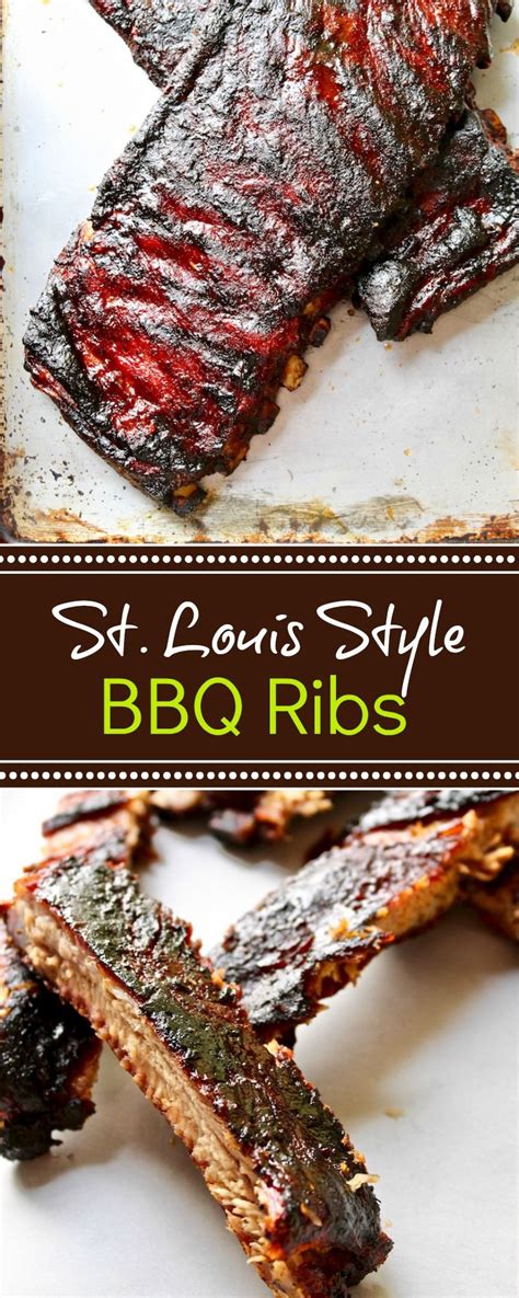 Make sure the grill is cleaned and ready for your barbeque. BBQ St. Louis-Style Ribs | Recipe | Rib recipes, Spare ...